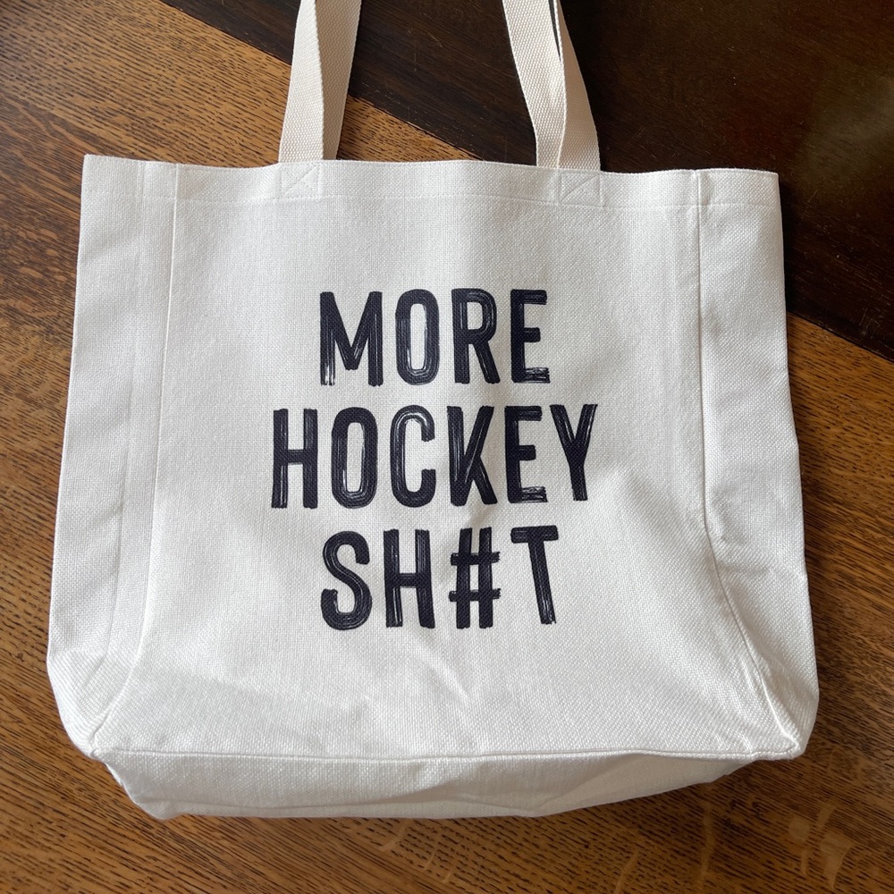 Hockey Canvas Tote Bag